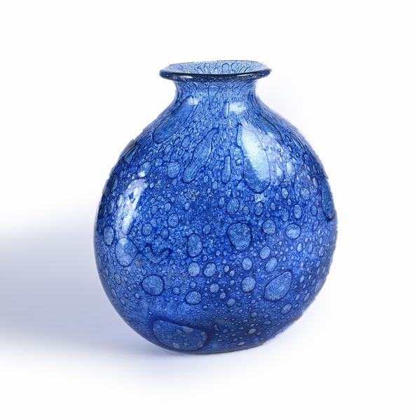 Ercole Barovier - Vaso Efeso in vetro blu con inclusioni d'aria irregolari  - Asta La Collezione Enrico e Antonello Falqui. Di padre in figlio una vita nell'arte. - Associazione Nazionale - Case d'Asta italiane