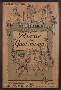 Louis  Morin : 236 - Louis Morini, Reymond, Reveu des Quat Saison  - Asta La Collezione Enrico e Antonello Falqui. Di padre in figlio una vita nell'arte. - Associazione Nazionale - Case d'Asta italiane