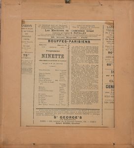 Maurice  Radiguet : Bouffes Parisiens  - Asta La Collezione Enrico e Antonello Falqui. Di padre in figlio una vita nell'arte. - Associazione Nazionale - Case d'Asta italiane