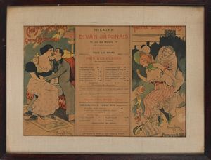 MAURICE MILLIERE : Theatre du Divan Japonais, Chanson Sensuelles par Gaston Mabrekorn  - Asta La Collezione Enrico e Antonello Falqui. Di padre in figlio una vita nell'arte. - Associazione Nazionale - Case d'Asta italiane