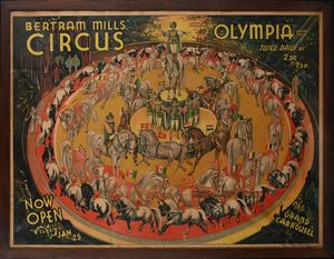 Bertram Mills' Circus at Olympia Grand Hall  - Asta La Collezione Enrico e Antonello Falqui. Di padre in figlio una vita nell'arte. - Associazione Nazionale - Case d'Asta italiane