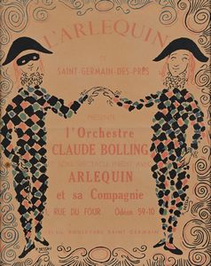 Paul Lucien Dessau : L'Arlequin  - Asta La Collezione Enrico e Antonello Falqui. Di padre in figlio una vita nell'arte. - Associazione Nazionale - Case d'Asta italiane