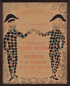 Paul Lucien Dessau : L'Arlequin  - Asta La Collezione Enrico e Antonello Falqui. Di padre in figlio una vita nell'arte. - Associazione Nazionale - Case d'Asta italiane