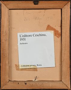 SCIPIONE : L'editore Ceschina  - Asta La Collezione Enrico e Antonello Falqui. Di padre in figlio una vita nell'arte. - Associazione Nazionale - Case d'Asta italiane