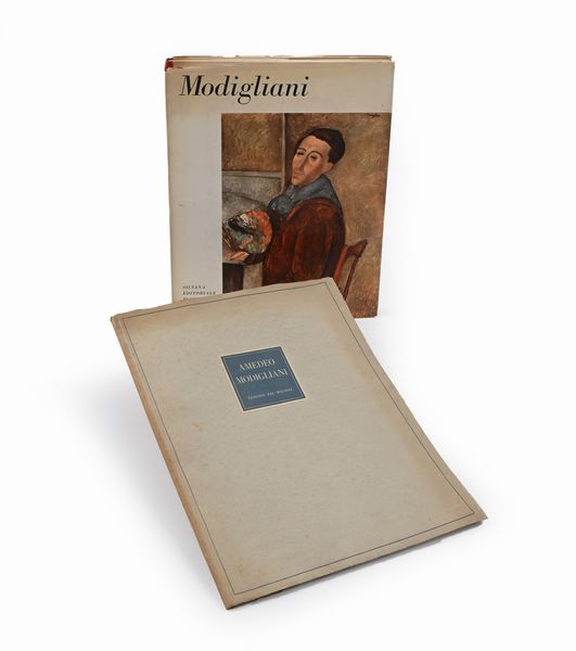 Modigliani Silvana editoriale Franco Russoli; Raffaele Carrieri 12 opere di Amedeo Modigliani Il Milione Milano  - Asta La Biblioteca - Associazione Nazionale - Case d'Asta italiane