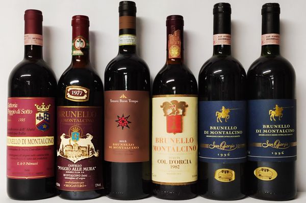 Lotto Misto, Brunello di Montalcino  - Asta Wine & Spirits Flower Spring - Associazione Nazionale - Case d'Asta italiane