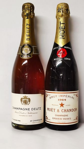 Moet Chandon, Deutz, Champagne Vintage  - Asta Wine & Spirits Flower Spring - Associazione Nazionale - Case d'Asta italiane