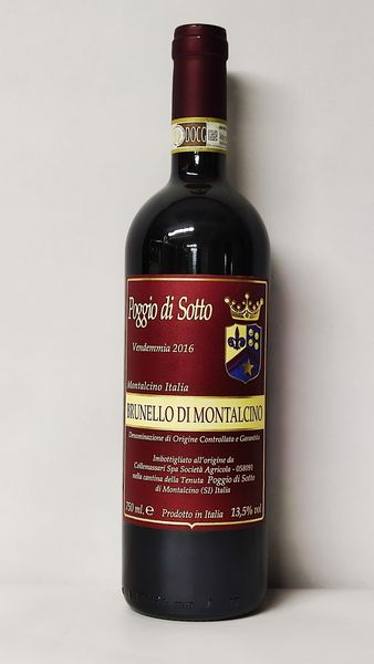 Poggio Di Sotto, Brunello Di Montalcino 2016  - Asta Wine & Spirits Flower Spring - Associazione Nazionale - Case d'Asta italiane