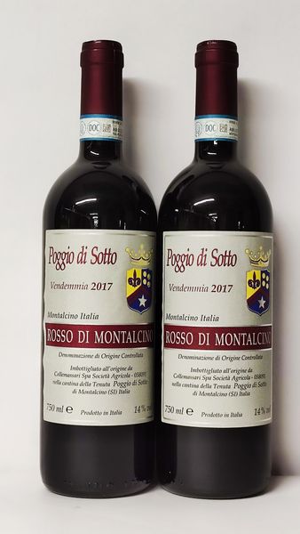 Poggio Di Sotto, Rosso Di Montalcino 2017  - Asta Wine & Spirits Flower Spring - Associazione Nazionale - Case d'Asta italiane