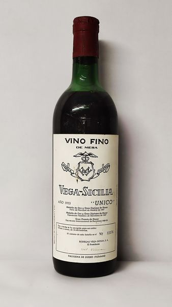 Vega Sicilia Unico, 1953  - Asta Wine & Spirits Flower Spring - Associazione Nazionale - Case d'Asta italiane