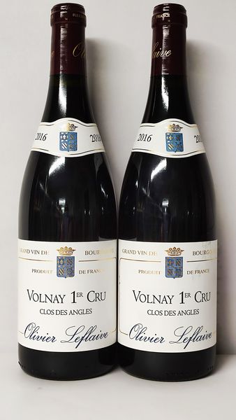 Volnay 1er Cru Clos Des Angles, Olivier Leflaive 2016  - Asta Wine & Spirits Flower Spring - Associazione Nazionale - Case d'Asta italiane