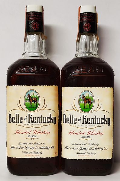 Belle of Kentucky, Blended Whiskey  - Asta Wine & Spirits Flower Spring - Associazione Nazionale - Case d'Asta italiane