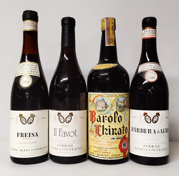 Aldo Conterno Misto, Barolo Chinato Marchesi  - Asta Wine & Spirits Flower Spring - Associazione Nazionale - Case d'Asta italiane