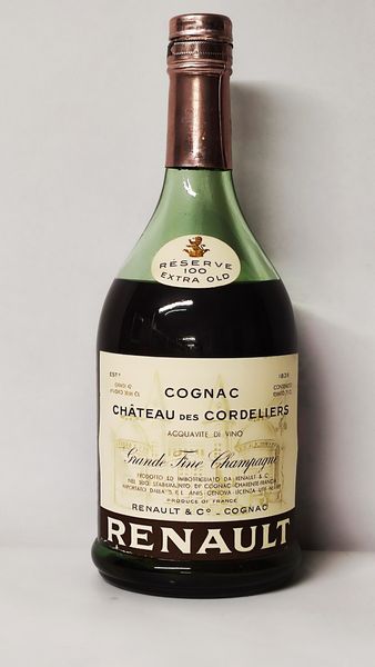 Chateau Des Cordeliers Reserve 100 Extra Old, Cognac  - Asta Wine & Spirits Flower Spring - Associazione Nazionale - Case d'Asta italiane