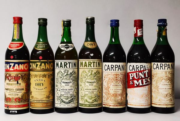 Cinzano, Martini, Carpano, Vermouth Italiani  - Asta Wine & Spirits Flower Spring - Associazione Nazionale - Case d'Asta italiane