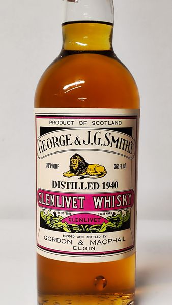 Glenlivet 1940, Single Malt Whisky  - Asta Wine & Spirits Flower Spring - Associazione Nazionale - Case d'Asta italiane