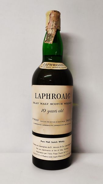 Laphroaig 10 Years Filippi, Malt Whisky  - Asta Wine & Spirits Flower Spring - Associazione Nazionale - Case d'Asta italiane