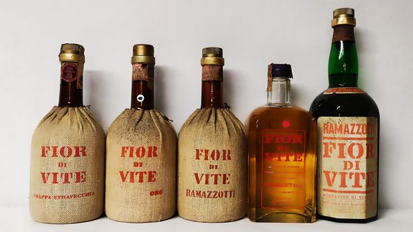 Ramazzotti Fior Di Vite, Grappe Italiane  - Asta Wine & Spirits Flower Spring - Associazione Nazionale - Case d'Asta italiane