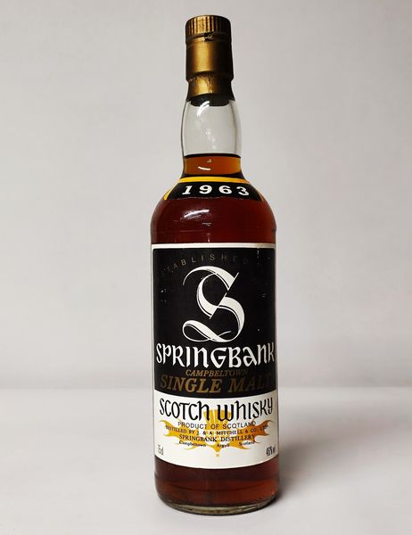 Springbank 1963, Single Malt Whisky  - Asta Wine & Spirits Flower Spring - Associazione Nazionale - Case d'Asta italiane