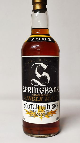 Springbank 1963, Single Malt Whisky  - Asta Wine & Spirits Flower Spring - Associazione Nazionale - Case d'Asta italiane