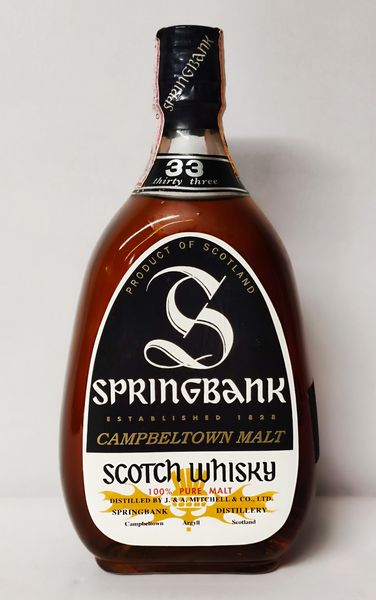 Springbank 33 Years Old, Malt Whisky  - Asta Wine & Spirits Flower Spring - Associazione Nazionale - Case d'Asta italiane