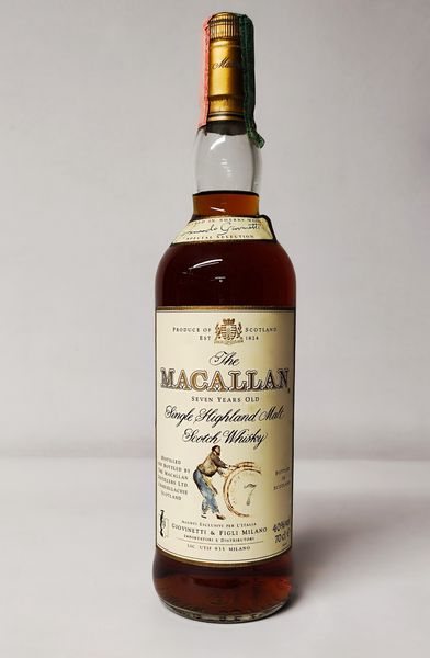 The Macallan 7 Years, Highland Malt Whisky  - Asta Wine & Spirits Flower Spring - Associazione Nazionale - Case d'Asta italiane