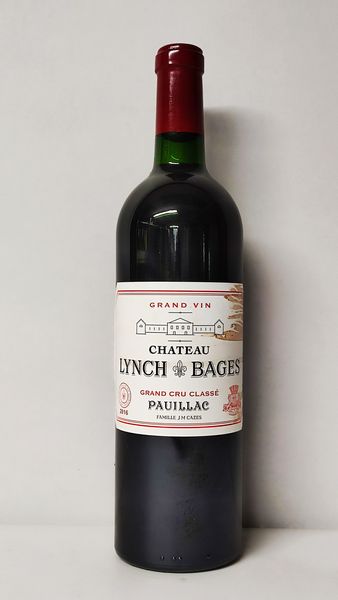 Chateau Lynch Bages, Pauillac Grand Cru Class 2016  - Asta Wine & Spirits Flower Spring - Associazione Nazionale - Case d'Asta italiane