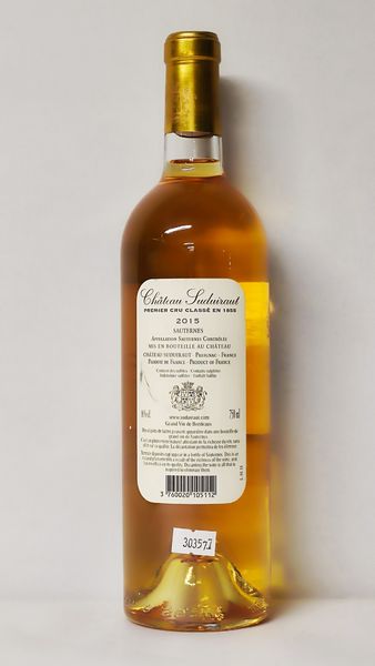 Chateau Suduiraut, Sauternes 2015  - Asta Wine & Spirits Flower Spring - Associazione Nazionale - Case d'Asta italiane