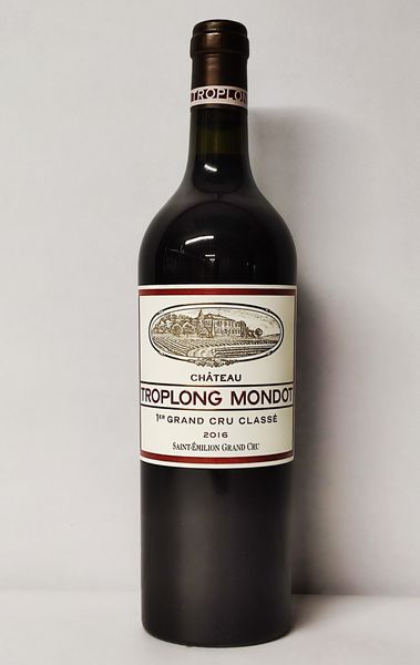 Chateau Troplong Mondot, Saint Emilion Grand Cru Class 2016  - Asta Wine & Spirits Flower Spring - Associazione Nazionale - Case d'Asta italiane