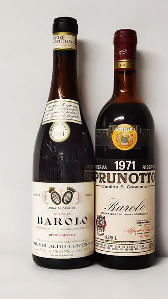 Aldo Conterno, Prunotto, Barolo Riserva 1971  - Asta Wine & Spirits Flower Spring - Associazione Nazionale - Case d'Asta italiane