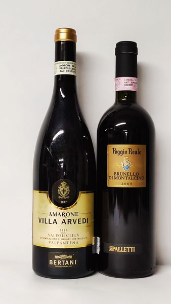 Amarone Bertani, Spalletti Brunello Di Montalcino  - Asta Wine & Spirits Flower Spring - Associazione Nazionale - Case d'Asta italiane