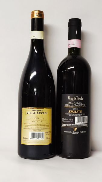 Amarone Bertani, Spalletti Brunello Di Montalcino  - Asta Wine & Spirits Flower Spring - Associazione Nazionale - Case d'Asta italiane