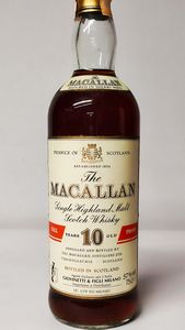 Macallan 10 Years, Single Malt Whisky  - Asta Wine & Spirits Flower Spring - Associazione Nazionale - Case d'Asta italiane