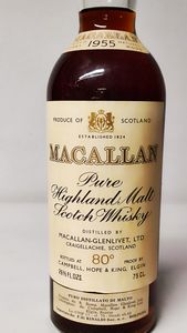 Macallan 1955, Pure Highland Malt Whisky  - Asta Wine & Spirits Flower Spring - Associazione Nazionale - Case d'Asta italiane