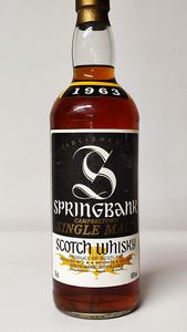 Springbank 1963, Single Malt Whisky  - Asta Wine & Spirits Flower Spring - Associazione Nazionale - Case d'Asta italiane