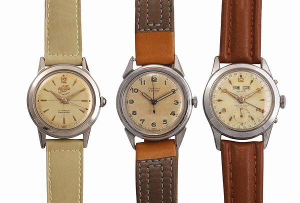 Lotto di 3 orologi  - Asta Orologi Vintage e Moderni - Associazione Nazionale - Case d'Asta italiane