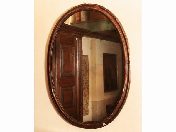 Cornice ovale in legno laccato  - Asta Una casa a Verona - Associazione Nazionale - Case d'Asta italiane