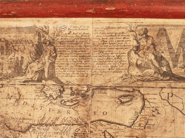 PAOLO PETRINI : L'Africa dedicata all'Illustrissimo Principe Carmine Niccol Caracciolo [...], Napoli 1700  - Asta Una casa a Verona - Associazione Nazionale - Case d'Asta italiane