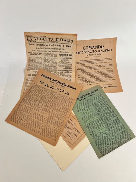 Dannunziana - Fiume  - Asta Memorabilia storici e cinematografici - Associazione Nazionale - Case d'Asta italiane