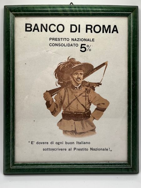 Prima Guerra Mondiale - Prestito di Guerra  - Asta Memorabilia storici e cinematografici - Associazione Nazionale - Case d'Asta italiane