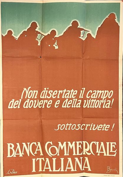 Barchi ( ? - ?) - Prestito prima Guerra Mondiale  - Asta Memorabilia storici e cinematografici - Associazione Nazionale - Case d'Asta italiane