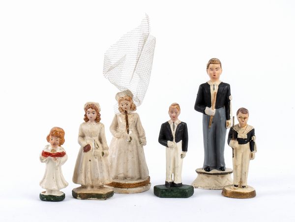 Collezione figurine, personaggi per matrimonio, comunione  - Asta Memorabilia storici e cinematografici - Associazione Nazionale - Case d'Asta italiane