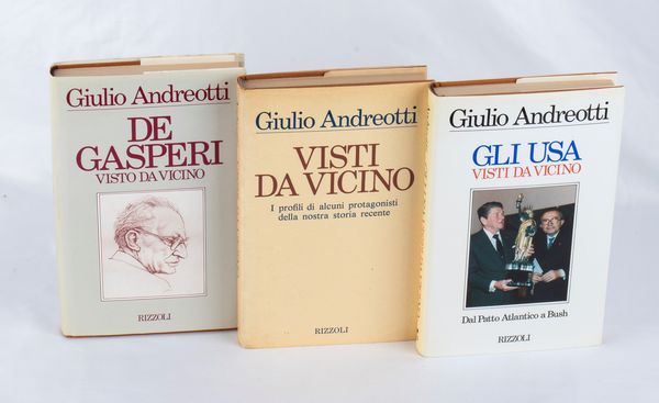 Andreotti, Giulio (Roma, 14 gennaio 1919 – Roma, 6 maggio 2013)  - Asta Memorabilia storici e cinematografici - Associazione Nazionale - Case d'Asta italiane