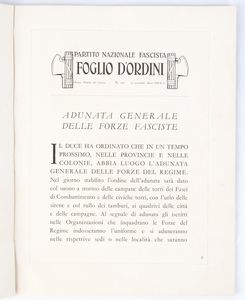 Starace, Achille (Sannicola, 18 agosto 1889 – Milano, 29 aprile 1945)  - Asta Memorabilia storici e cinematografici - Associazione Nazionale - Case d'Asta italiane