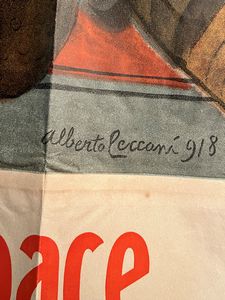 Cecconi, Alberto (Firenze 1897 - 1971) - Prima Guerra Mondiale  - Asta Memorabilia storici e cinematografici - Associazione Nazionale - Case d'Asta italiane