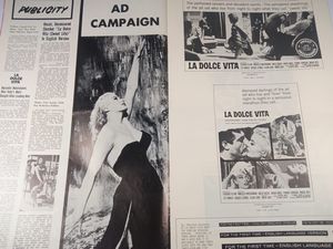 Federico Fellini - La Dolce Vita  - Asta Memorabilia storici e cinematografici - Associazione Nazionale - Case d'Asta italiane