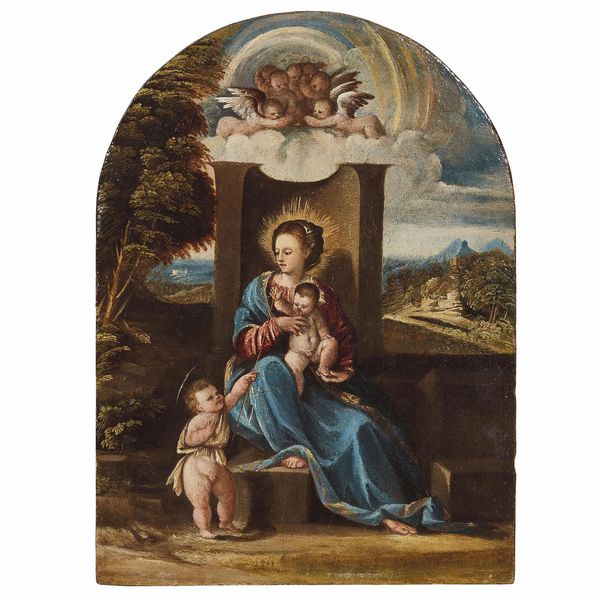 Dosso Dossi : Attribuito a Dosso Dossi  - Asta DIPINTI ANTICHI E OPERE DI ECCEZIONALE INTERESSE STORICO ARTISTICO - Associazione Nazionale - Case d'Asta italiane