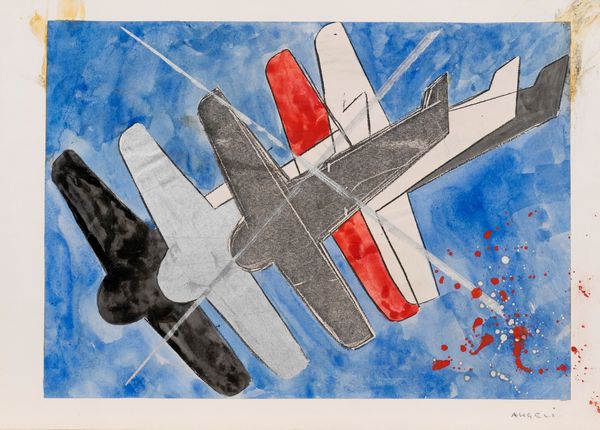 FRANCO ANGELI : Volo cancellato  - Asta Arte Moderna e Contemporanea - Associazione Nazionale - Case d'Asta italiane