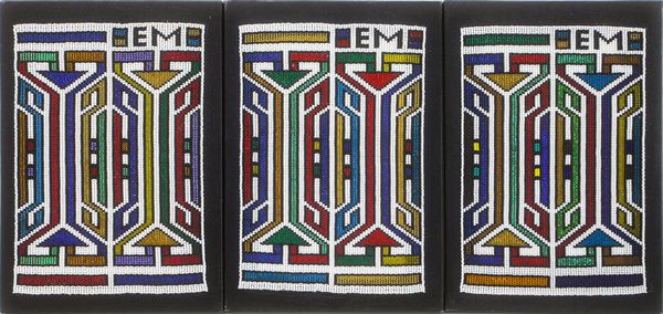 Esther MAHLANGU : Lotto unico composto da n. 3 opere  - Asta Arte Moderna e Contemporanea - Associazione Nazionale - Case d'Asta italiane