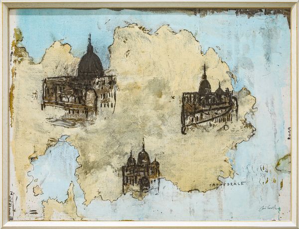 Piero Pizzi Cannella : Cattedrale Roma  - Asta Arte Moderna e Contemporanea - Associazione Nazionale - Case d'Asta italiane